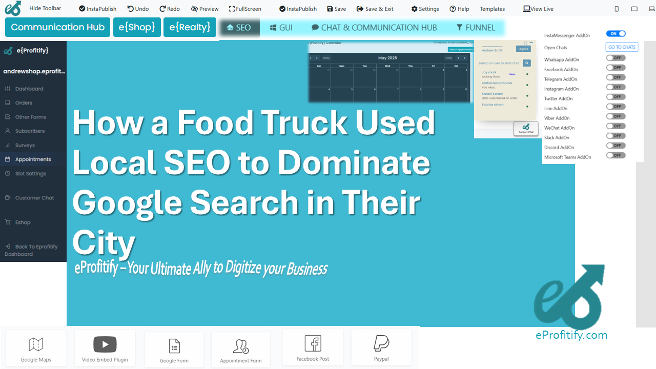 How a Food Truck Used Local SEO to Dominate Google Search in Their City